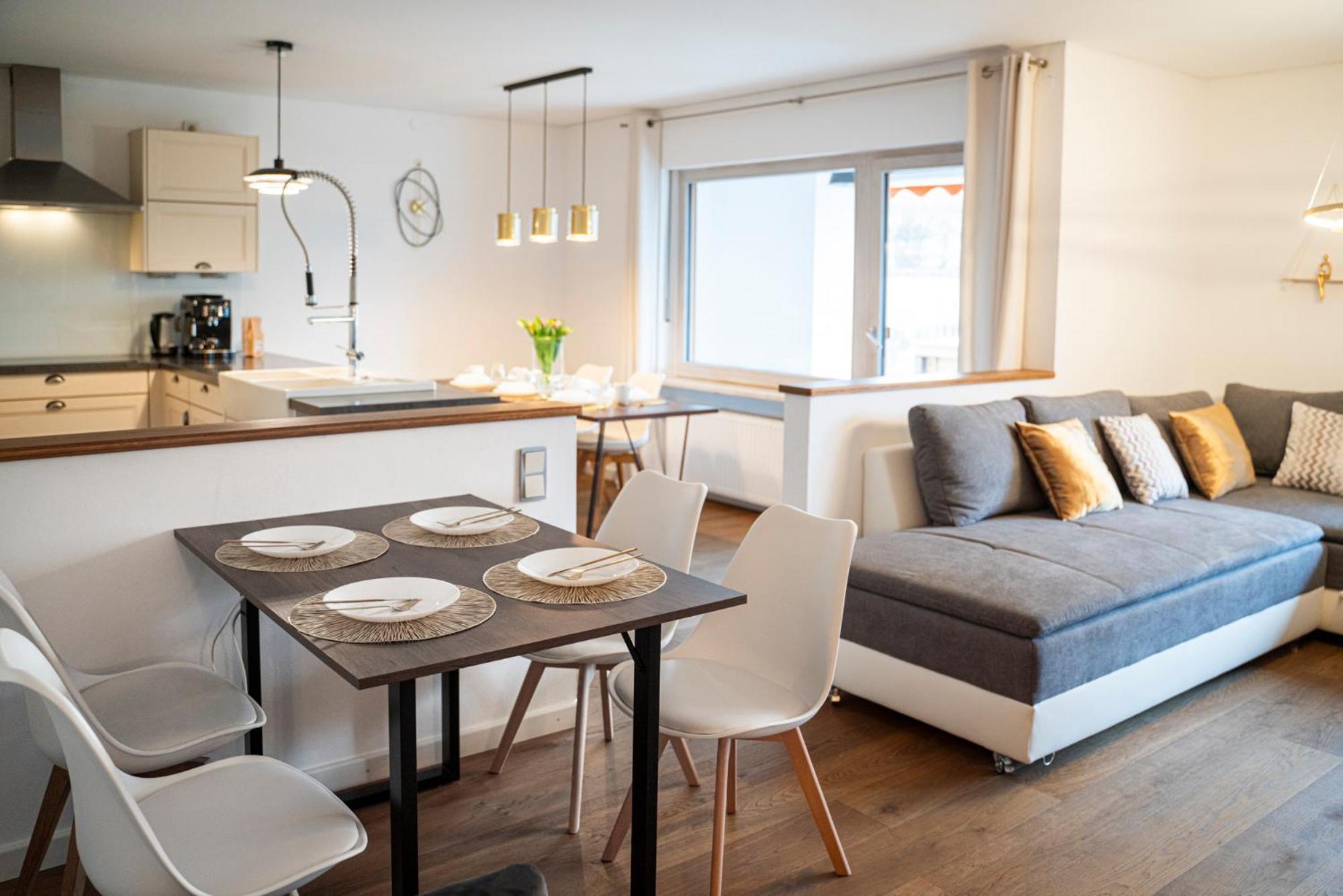 罗森海姆130M2 Loft - Balkon, Smart Tv, Badewanne, Kaffee公寓 外观 照片