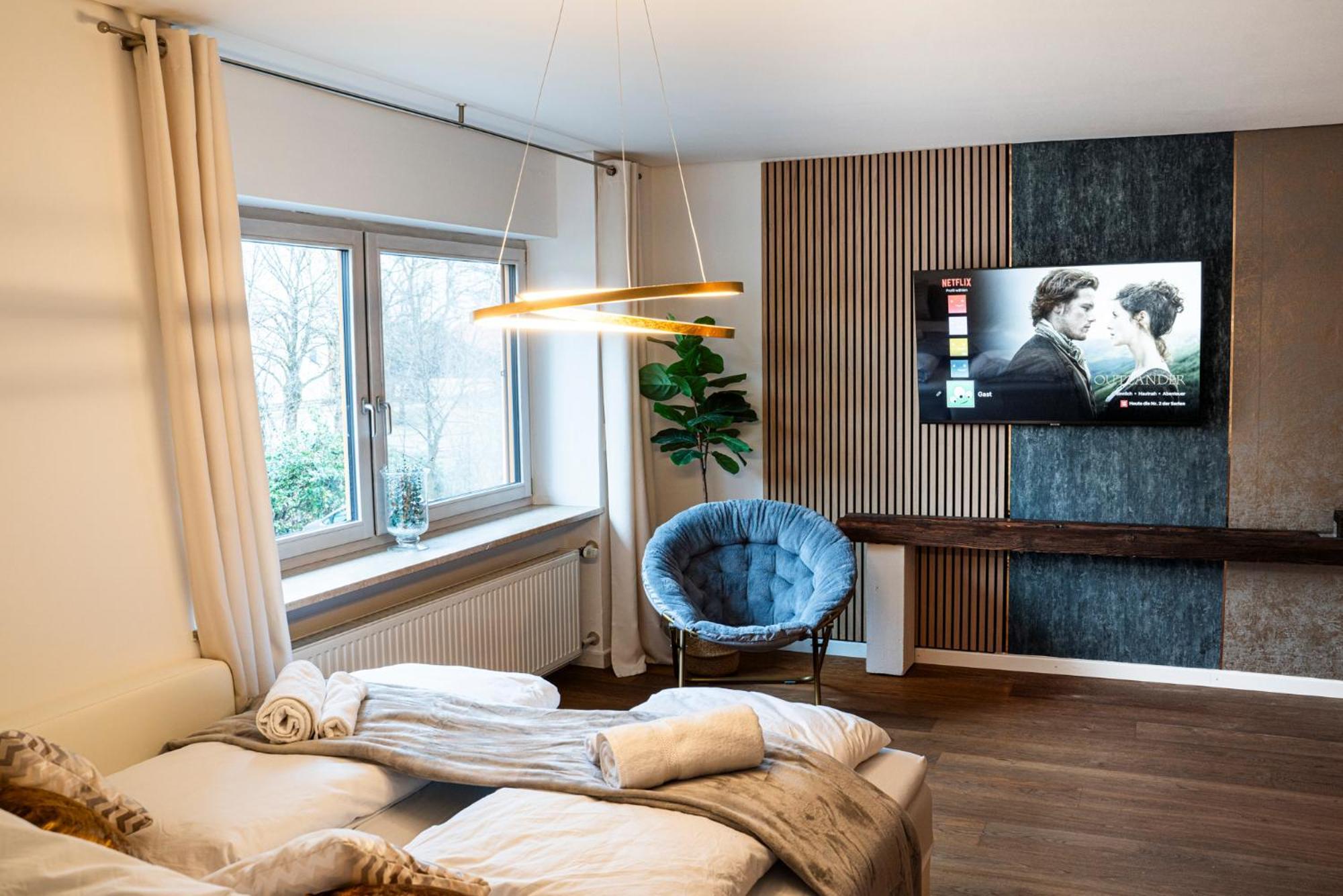 罗森海姆130M2 Loft - Balkon, Smart Tv, Badewanne, Kaffee公寓 外观 照片