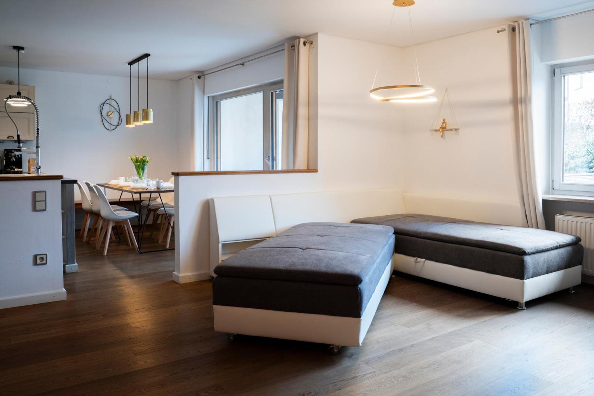 罗森海姆130M2 Loft - Balkon, Smart Tv, Badewanne, Kaffee公寓 外观 照片